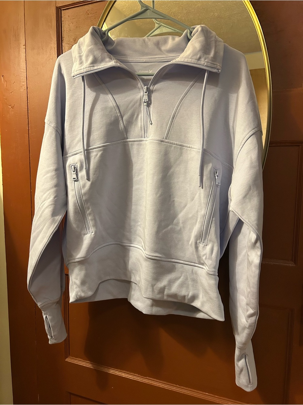 Old Navy Light Lavender Active Dynamic Fleece Pullover